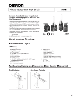 D4NH - OMRON &ndash; Automa&ccedil;&atilde;o Industrial