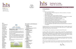 Healing for today. Hope for tomorrow.