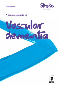 A complete guide to vascular dementia