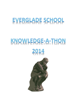 Knowledge-a-thon - Everglade School