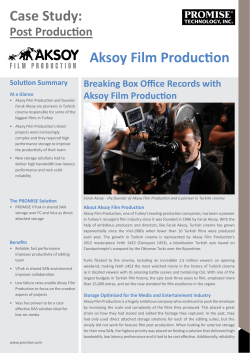 Aksoy Film Production - PROMISE Technology, Inc.