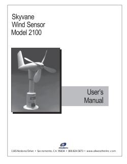 2100 Skyvane Wind Sensor