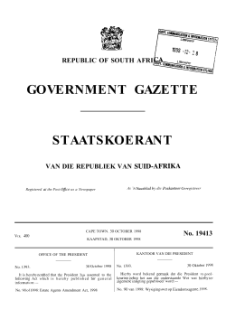 Estate Agents Amendment Act [No. 90 of 1998]