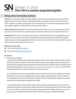 October 15, 2016 One Africa exodus populated globe