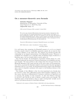 On a measure-theoretic area formula
