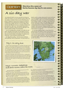 A six-day war - AIMS: World Running