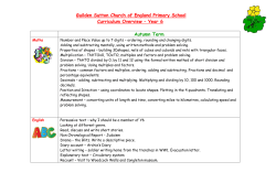 Autumn term overview - Life Learning Cloud