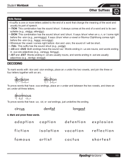DECODING - Reading Horizons