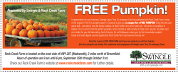Pumpkin Coupon 2015