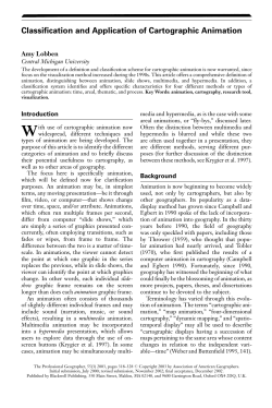 Classification and Application of Cartographic