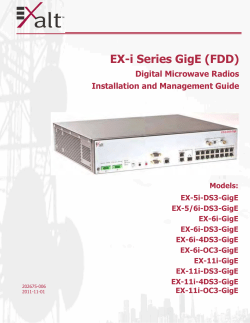 EX-i Series GigE (FDD)