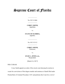 SC12-2466 Opinion - Florida Supreme Court