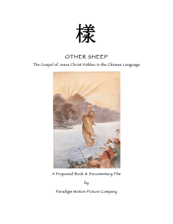 other sheep - Paradigm Motion Picture Company