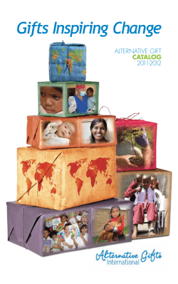 Gifts Inspiring Change - Alternative Gifts International