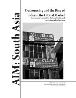 Outsourcing and the Rise of India in the Global Market