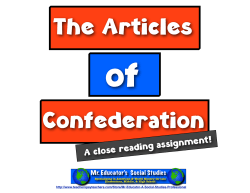 Articles of Confed