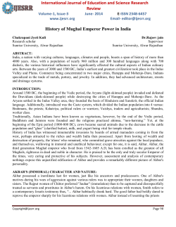 International Journal of Education and Science Research