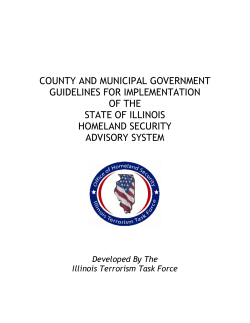 Homeland Security Alert System - Illinois Fire Service Institute