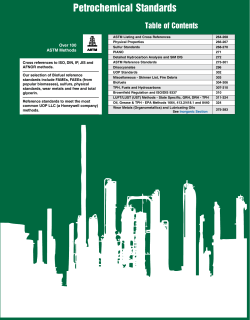 Petrochemical Standards