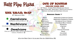 THE TRAIL MAP Carnivore Herbivore Omnivore OUT OF BOUNDS