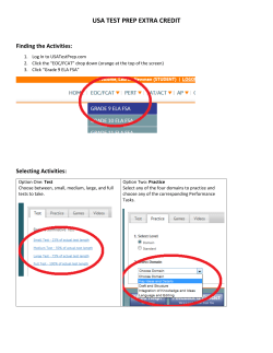 usa test prep extra credit