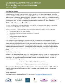 Effective Instruction and Leadership Summary