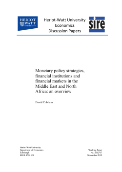 Monetary policy strategies, financial institutions and financial