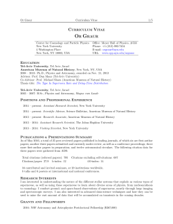 or graur - NYU CCPP