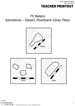 75 Meters Sandstone &ndash; Desert, Riverbank (Gray Tiles)