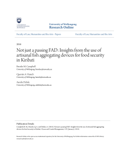 Not just a passing FAD: Insights from the use of