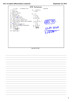 Aim 14 implicit differentiation.notebook