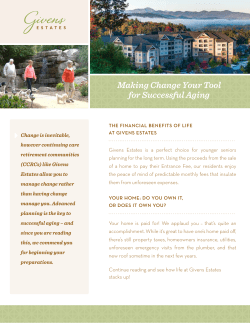 Making Change Your Tool for Successful Aging