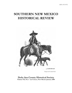 southern new mexico historical review