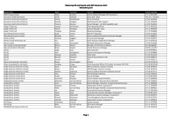 Mastering HR and Payroll with SAP Solutions 2016 Networking List