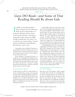 Guys DO Read&mdash;and Some of That Reading Should Be