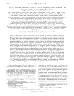 Unique Conformer Selection of Human Growth