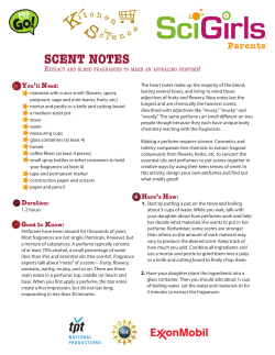 scent notes