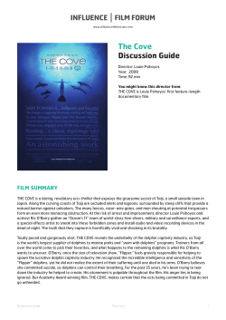 The Cove Discussion Guide