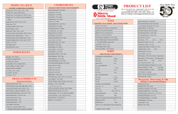 Happy Chicken Product List