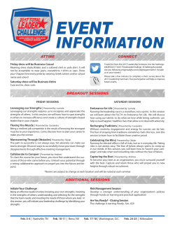 INFORMATION - Alpha Gamma Rho
