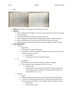 AP Lit THoMS Andrew and Matt. 1. Notes. 2. THEME: One can find a