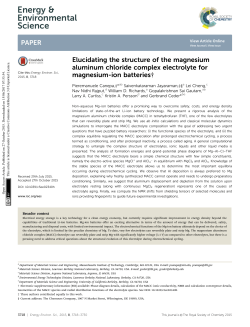 Elucidating the structure of the magnesium aluminum chloride