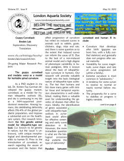 May - London Aquaria Society