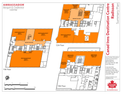 Radisson Winnipeg Ambassador Banquet Floor Plans