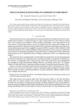 Effects of Index-Fund Investing on Commodity Futures Prices