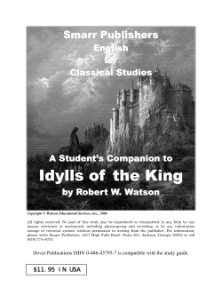 Cov-Idylls of the King