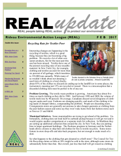 February 2017 - Rideau Environmental Action League