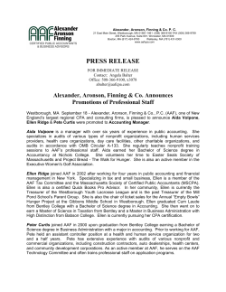 press release - Westborough