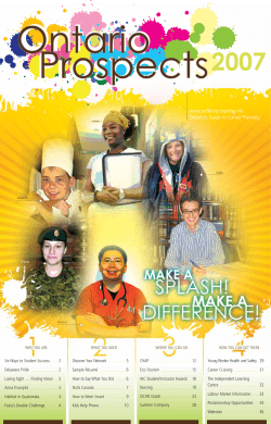 Ontario Prospects 2007 - Earl Haig Secondary School