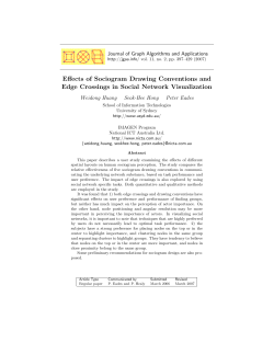 Effects of Sociogram Drawing Conventions and Edge